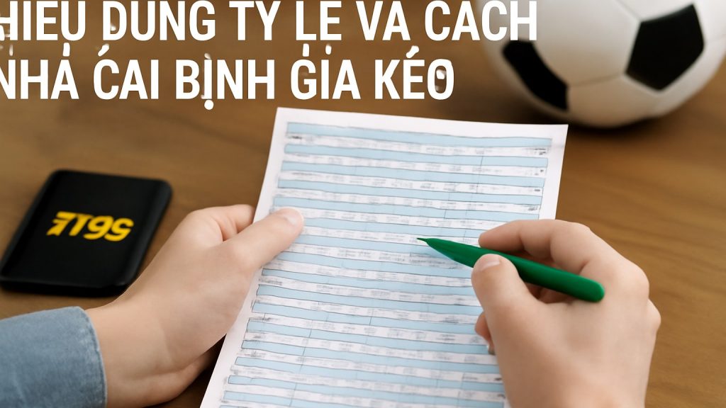 Minh họa: Hiểu đúng tỷ lệ và cách nhà cái định giá kèo